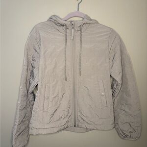 Avia Tan Hooded Rain Jacket Size Small Gorpcore